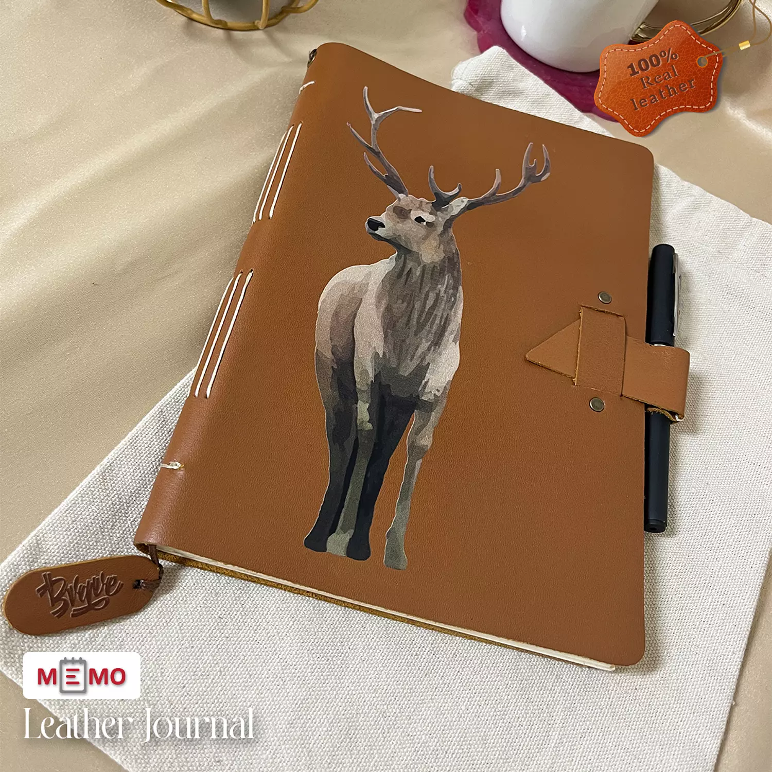 Memo Leather Journal (Real leather) 29