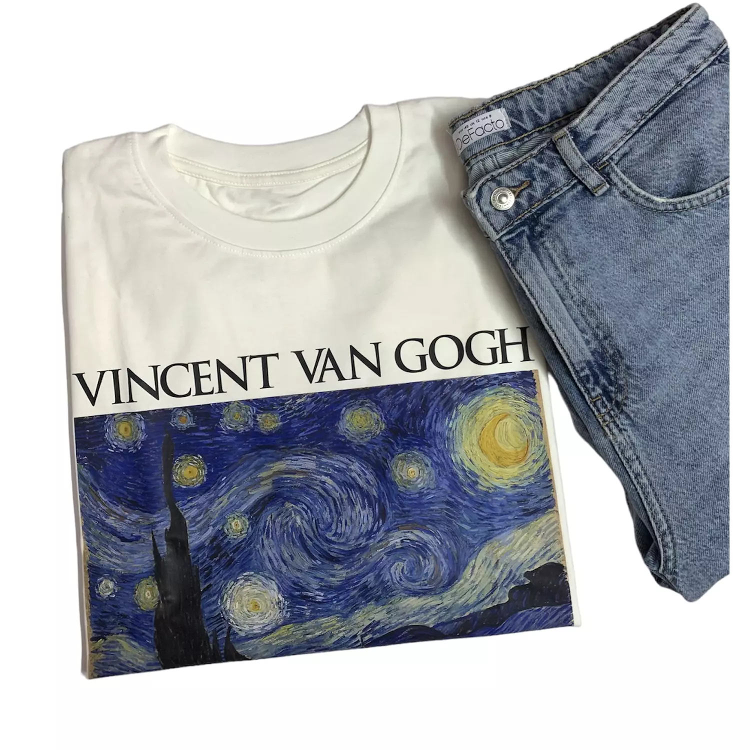 Van Gogh White T-shirt hover image