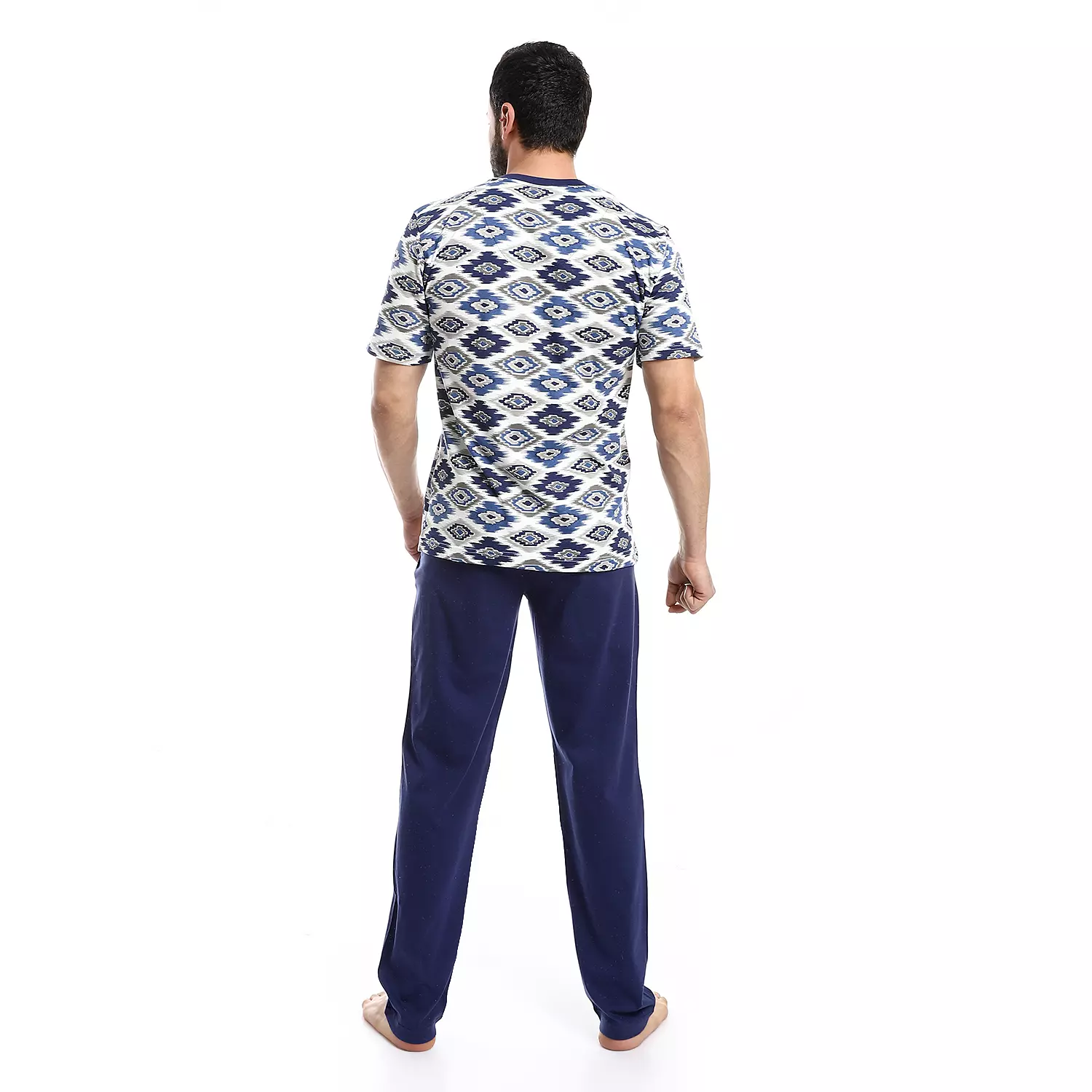 Men Printed Training - 2595 - Dark Blue 3