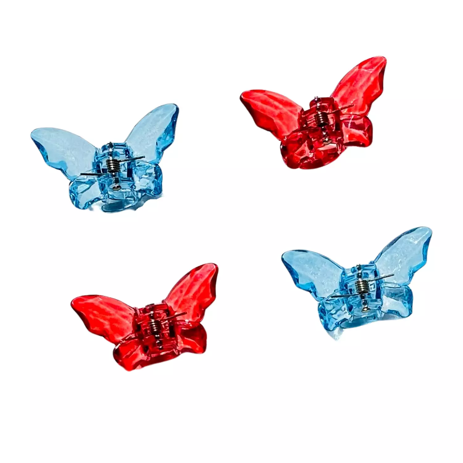 Mini Crystal Butterfly Claw 2 Pc Set hover image