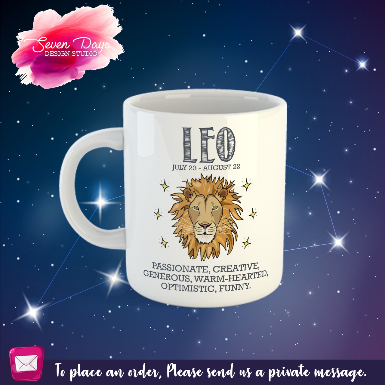 Leo Mug, Bottle or Travel Mug hover image