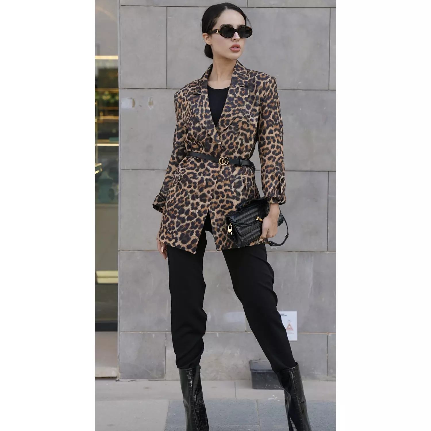 Leopard print blazer 4