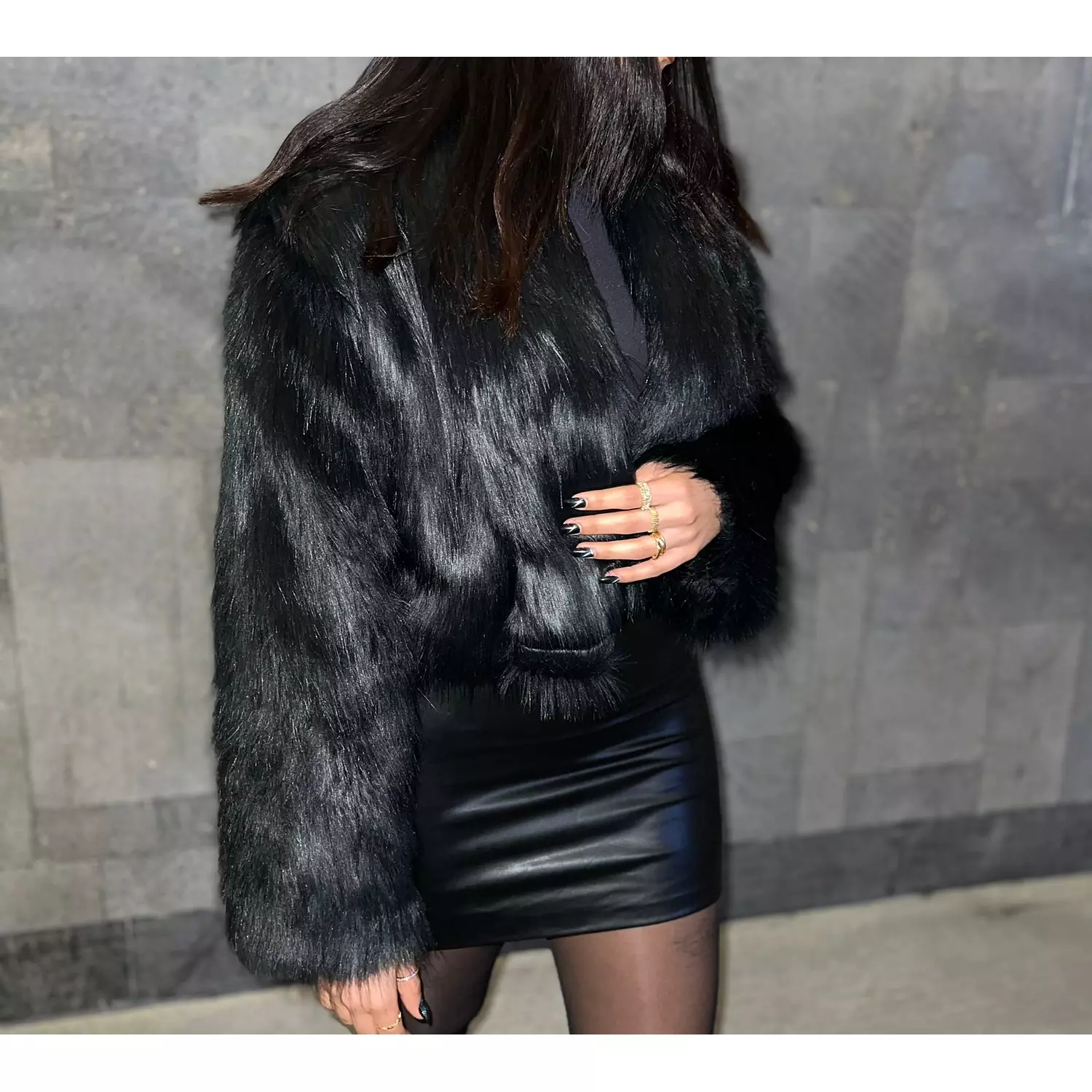 Black Fur Jacket-2nd-img