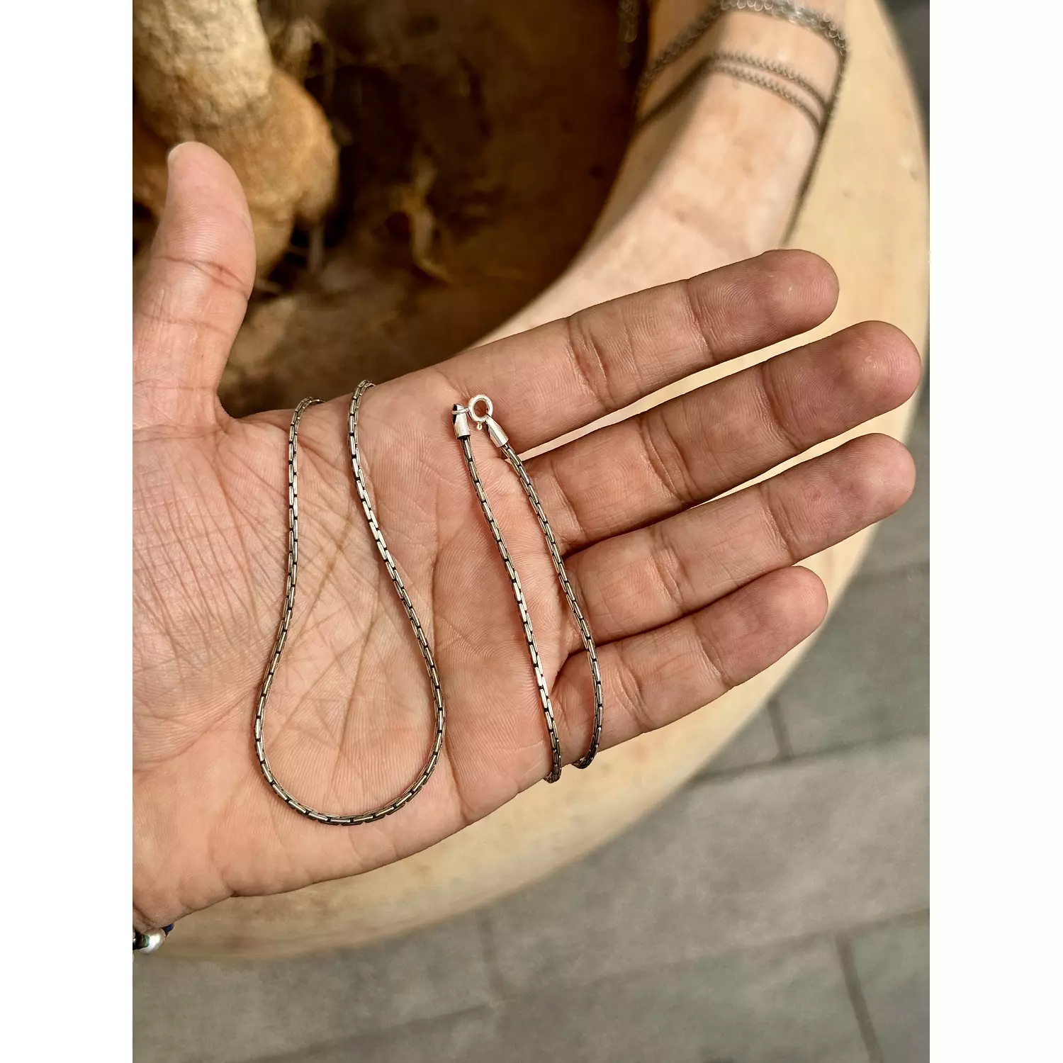 Silver Necklace 🌕 hover image