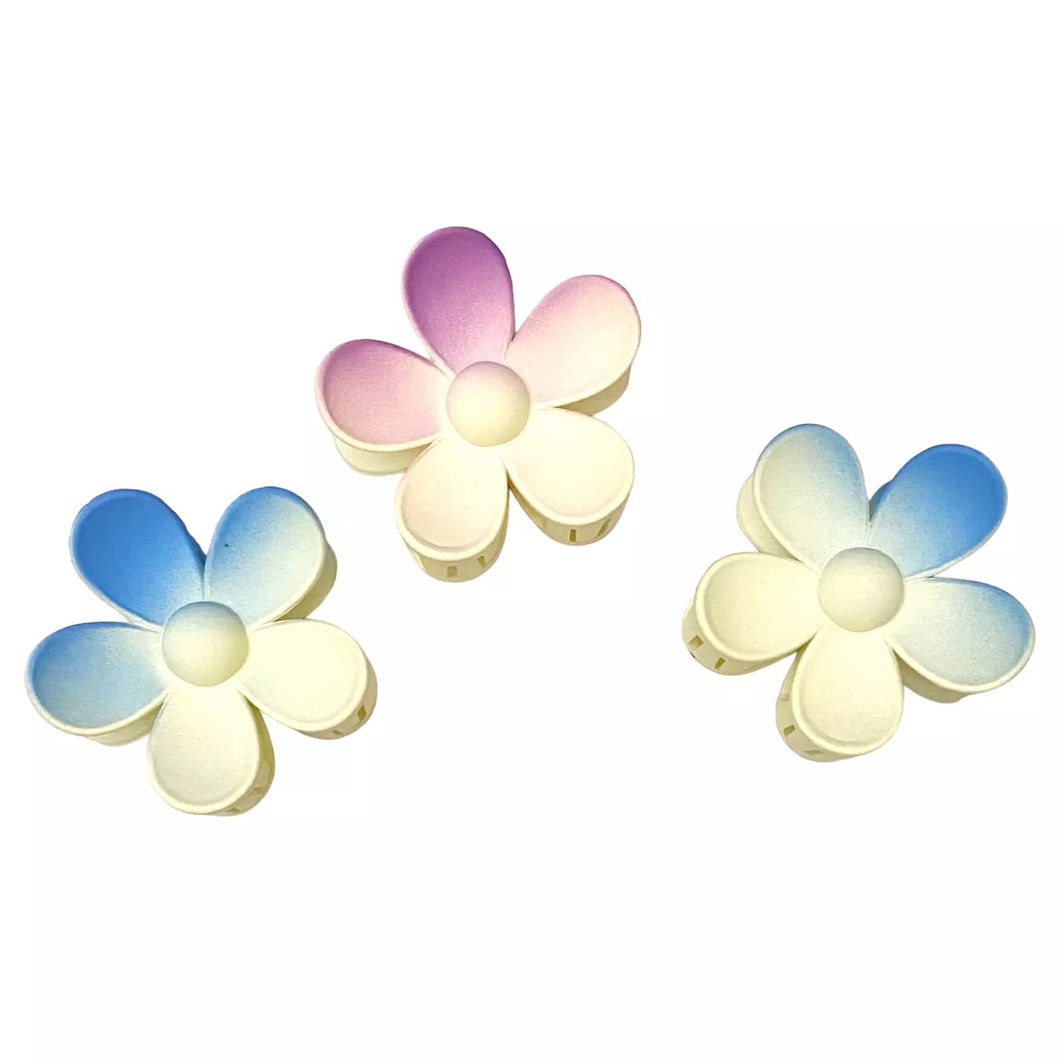 Matte Plumeria Flower Claw Clip - 1 Pc hover image