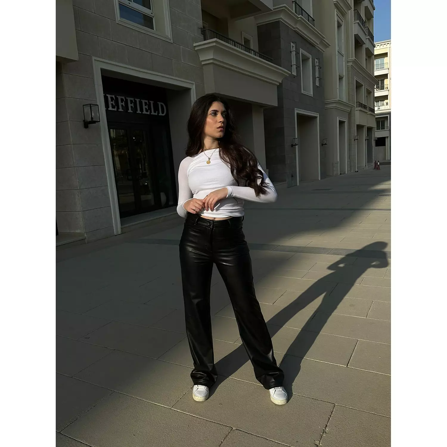 Black Leather Pants hover image