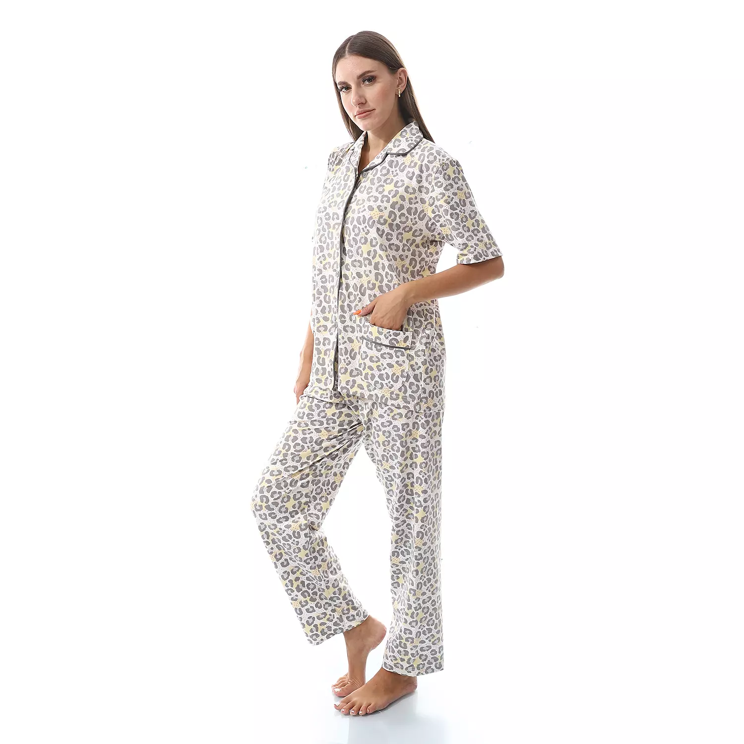 Women Jaguar Classic PJ - 2525 - Grey 1