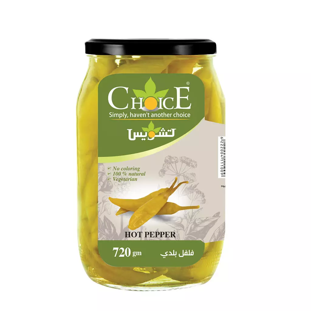 Choice  Hot Pepper 720 g