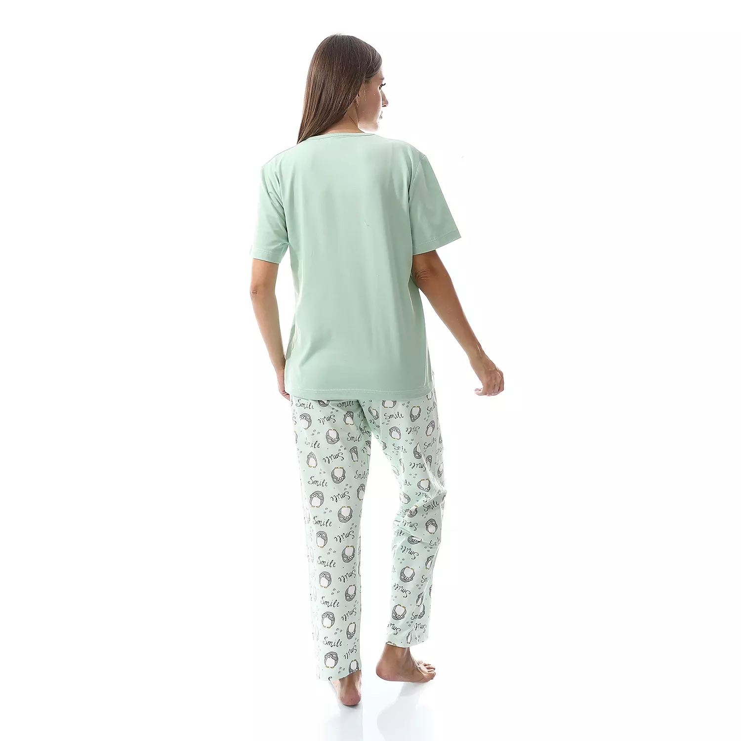 Women Smile Pj - 2475 - Green 3