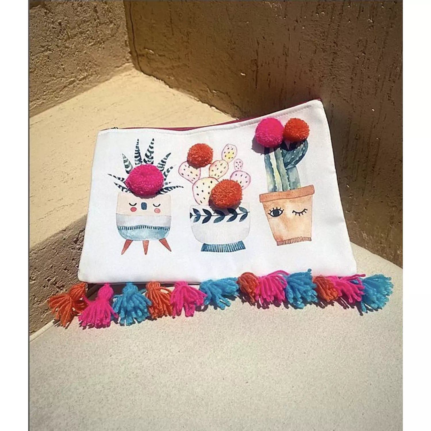 The Cactus Canvas Fabric Pouch (by order) 1