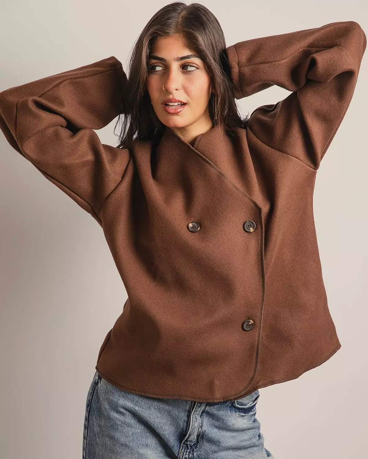 Hazelnut Wrap Jacket 1