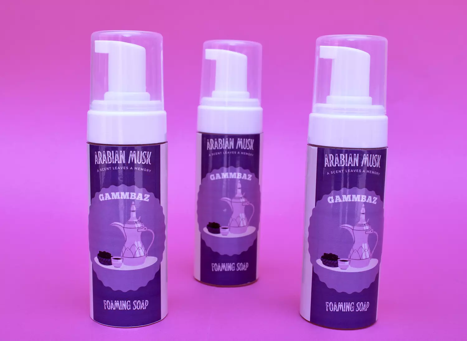 Arabian Musk Foaming Soap (150ml)-2nd-img
