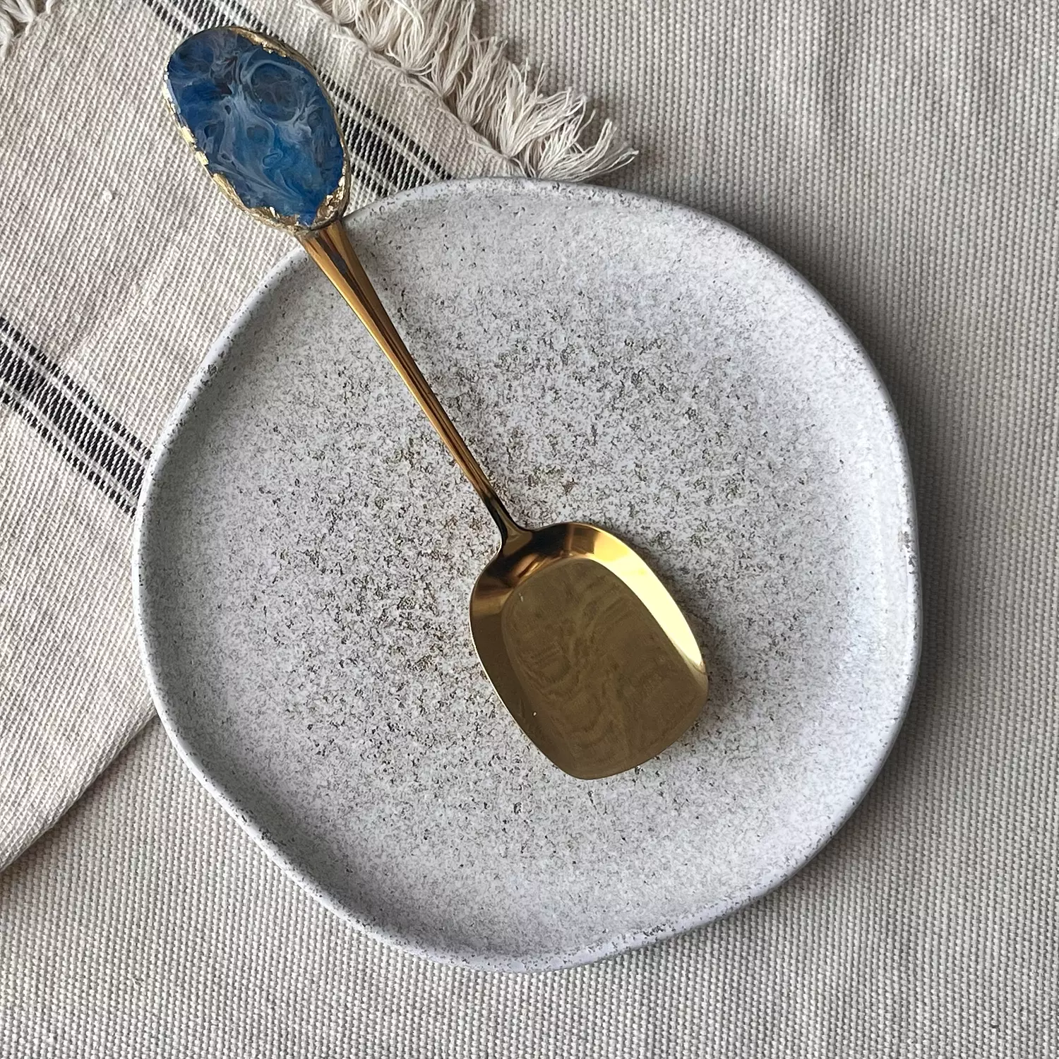 Gold Buffet Serving Spoon hover image