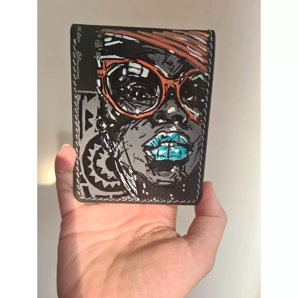 African face wallet 