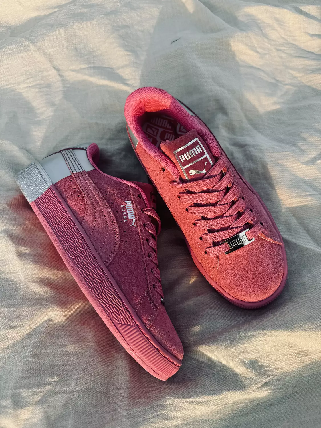 Puma Suede Dance Crew 'Pink  Silver' 6