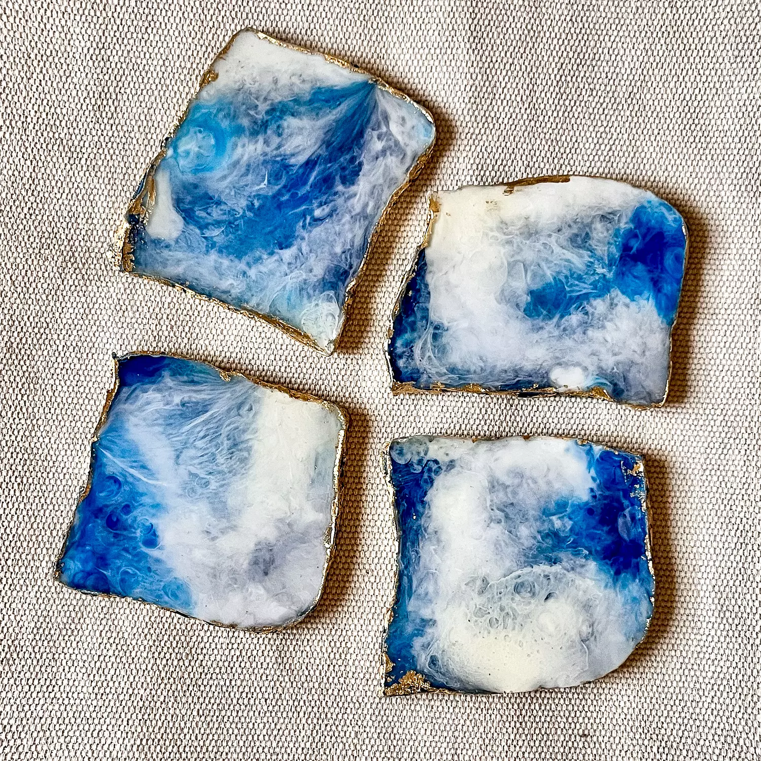 Blue & White square coasters-2nd-img