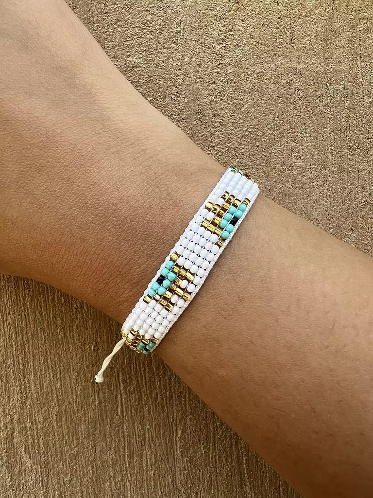 Turquoise Eye beaded bracelet 