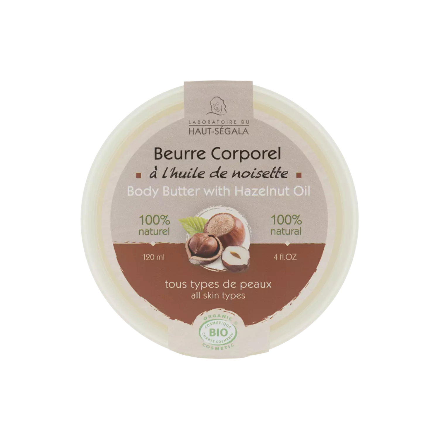 Organic Body Butter With Hazelnut Oil hover image
