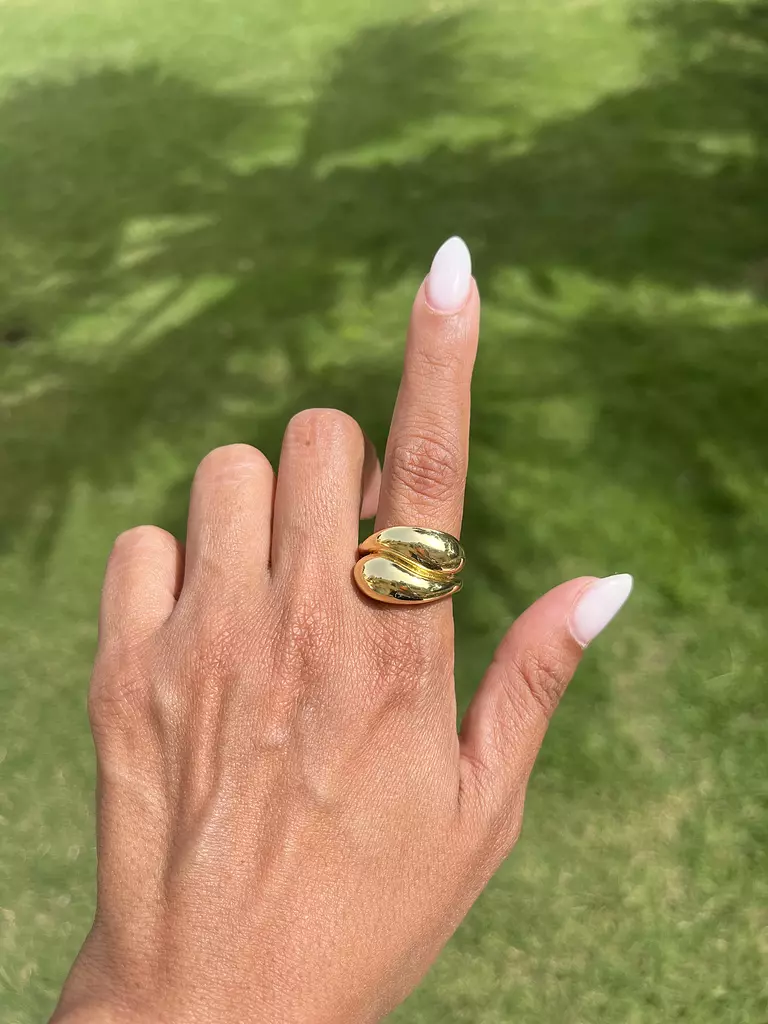 Gold Double Ring