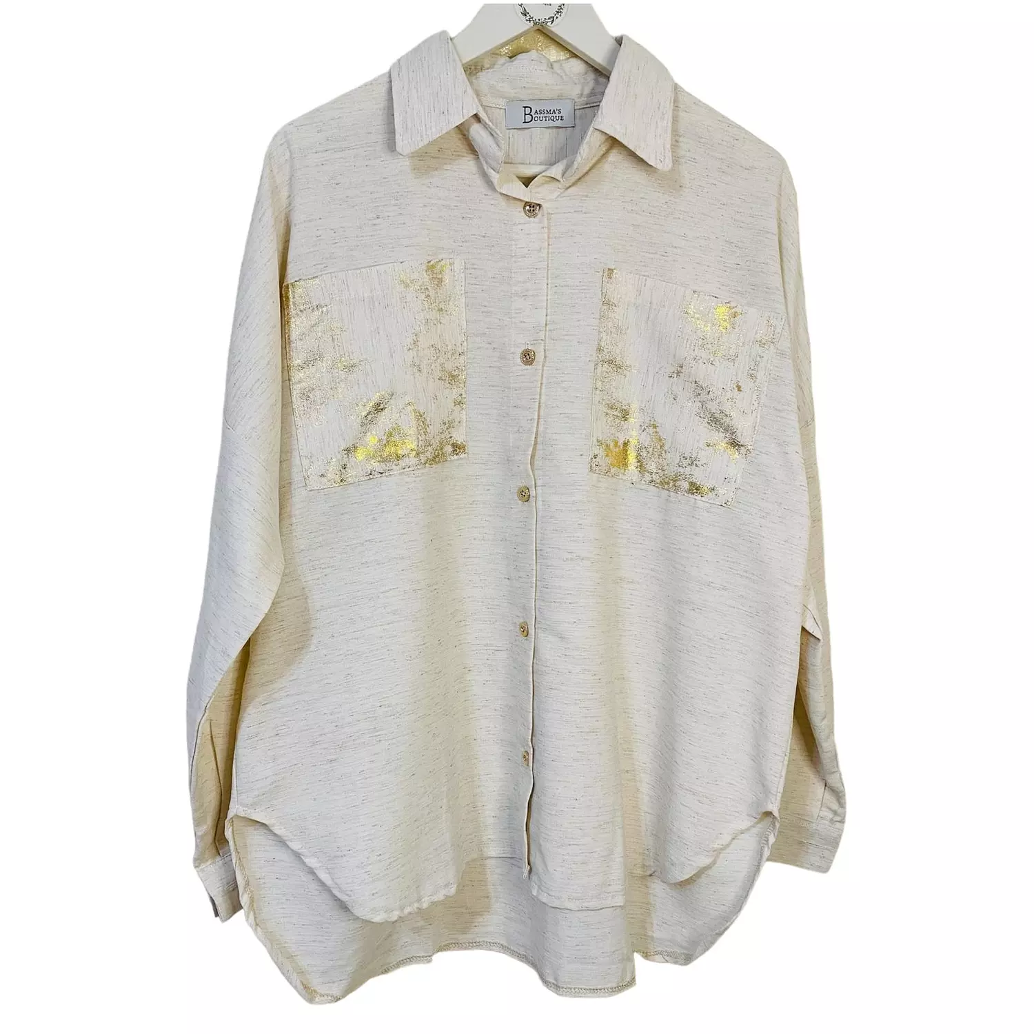 The Beige X Gold Shirt hover image