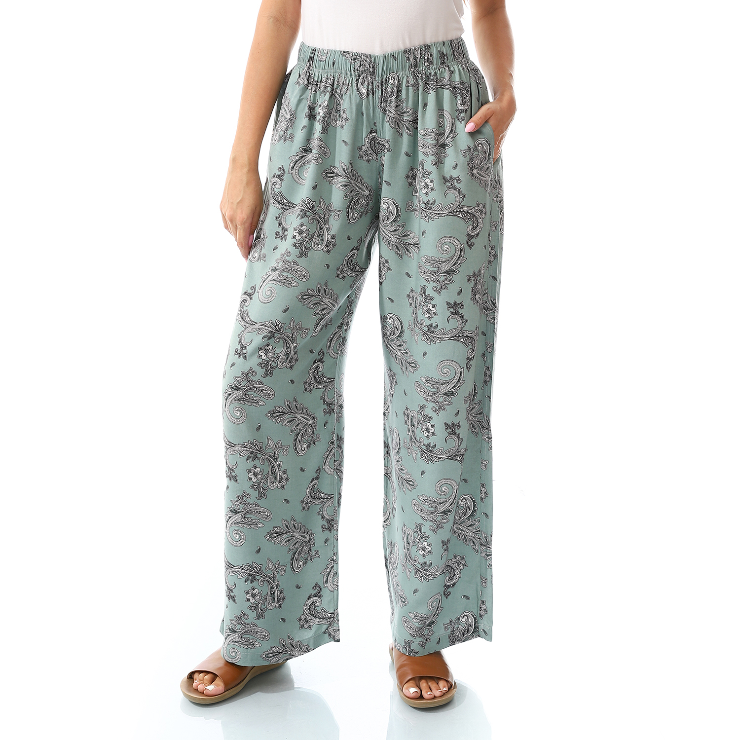 Women Viscos Paisley Patterned - 2597 hover image