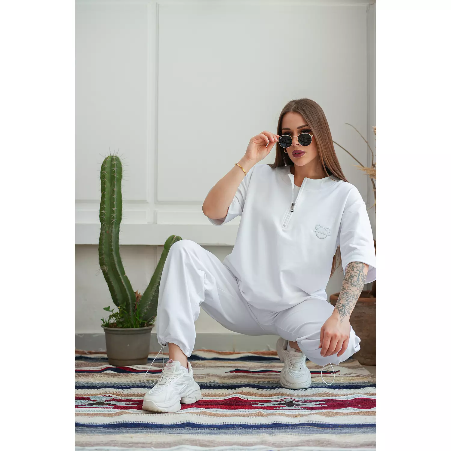 White unisex basic set  5