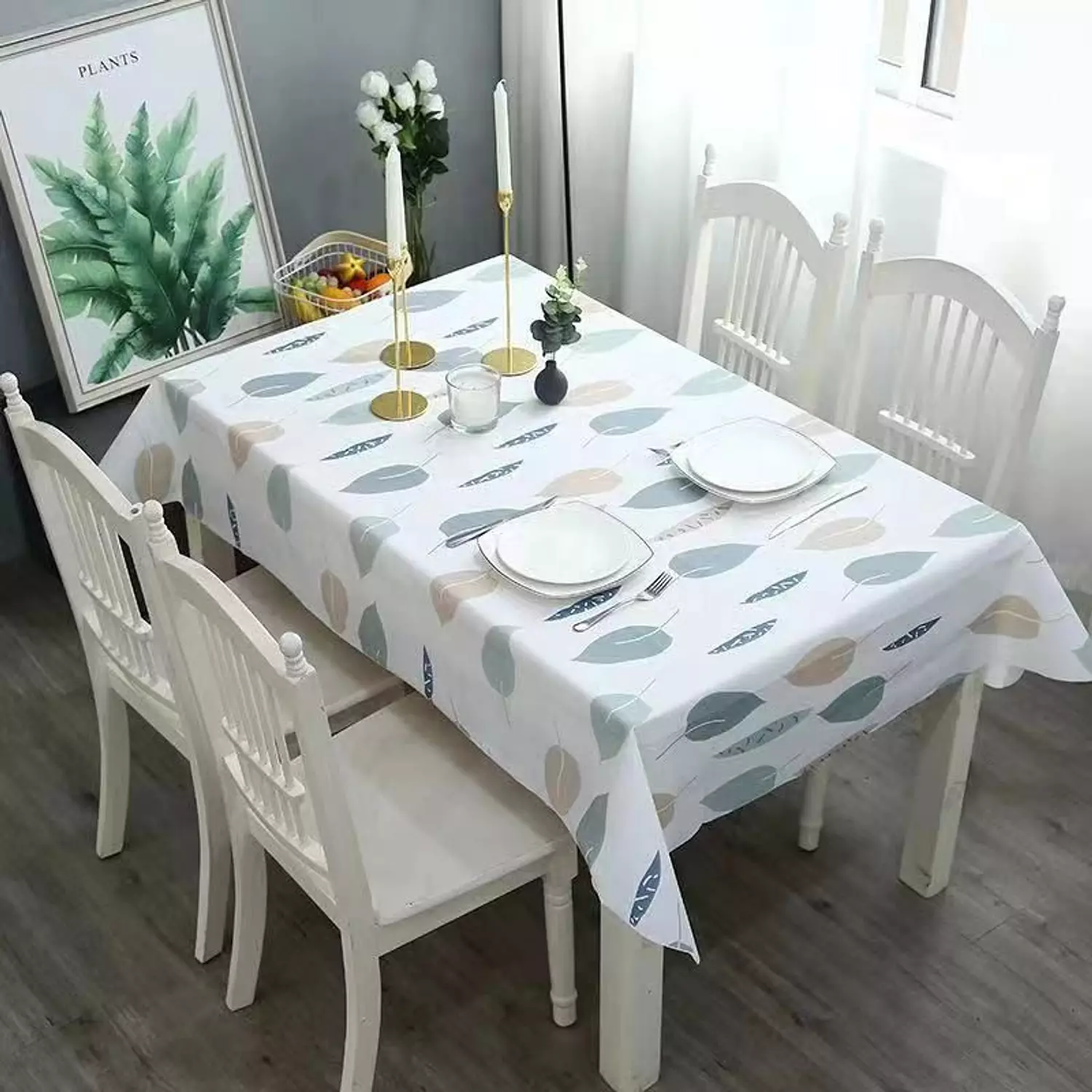 Rectangle Tablecloth - Plastic-PEVA (137x183cm) hover image
