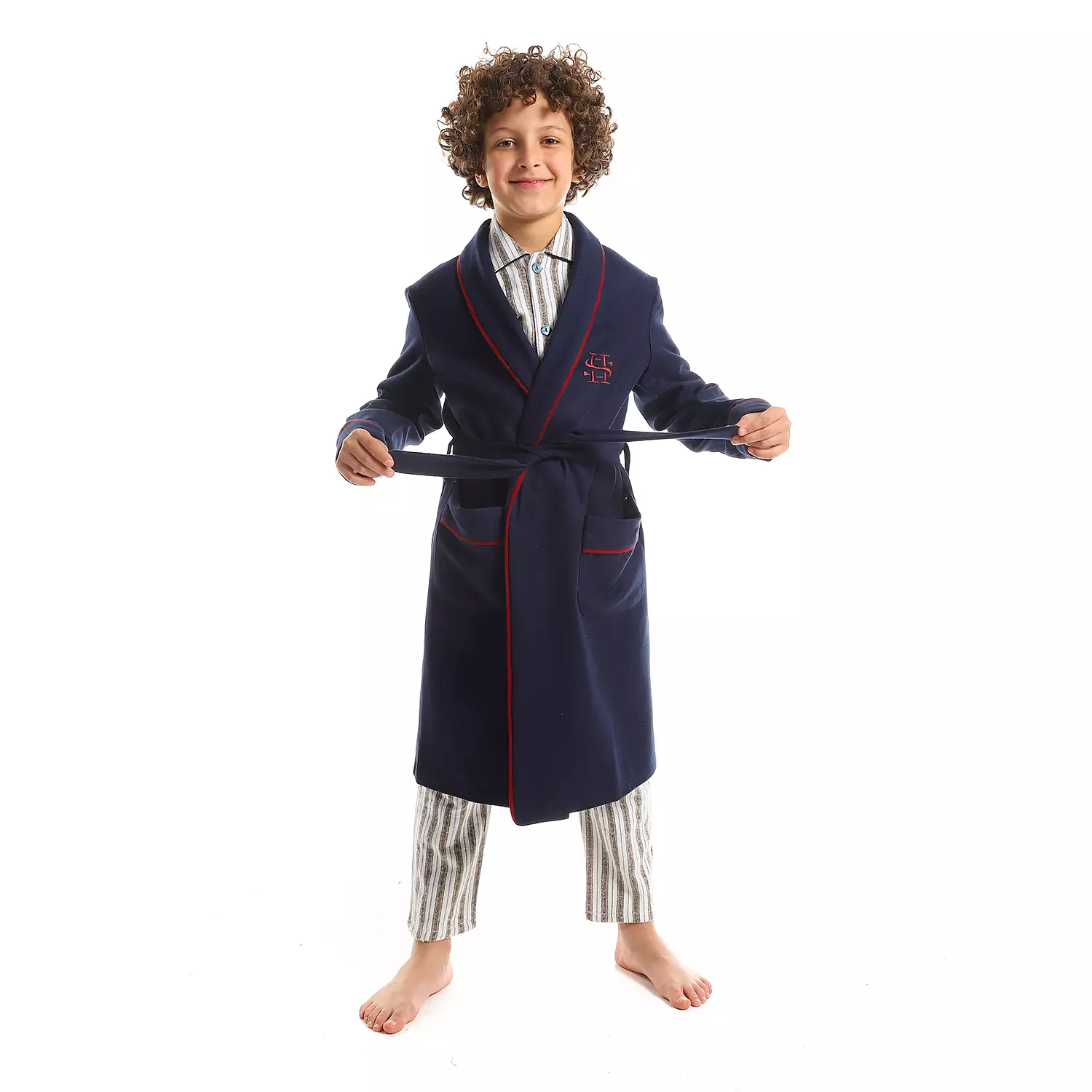 Shorto Kids Winter Robe - Dark Blue 0