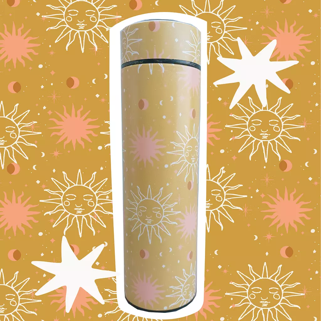 SUNNY PATTERN WATER BOTTLE