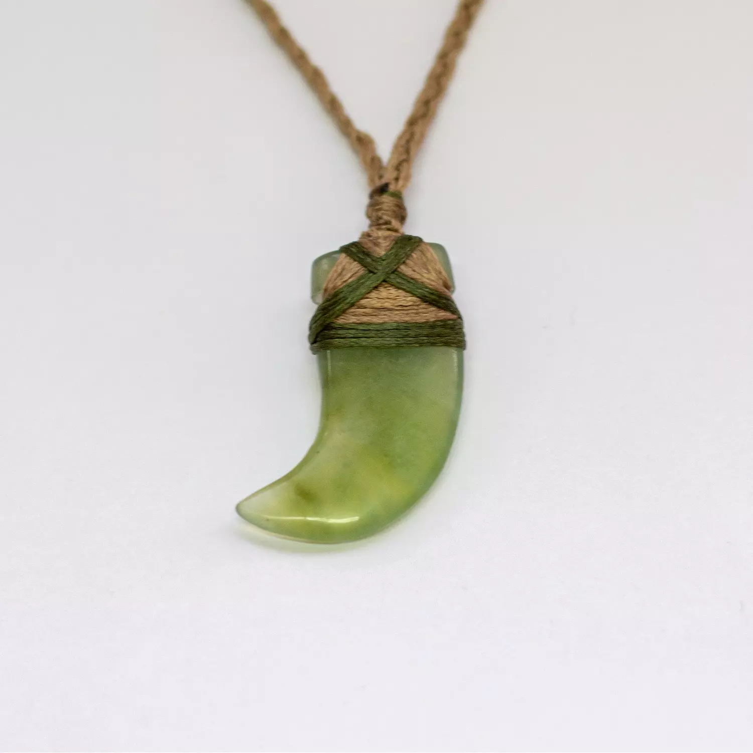 Jadite Toki Fang Necklace 2