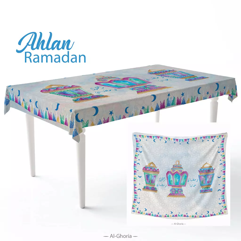 Ahlan Ramadan Tablecloth