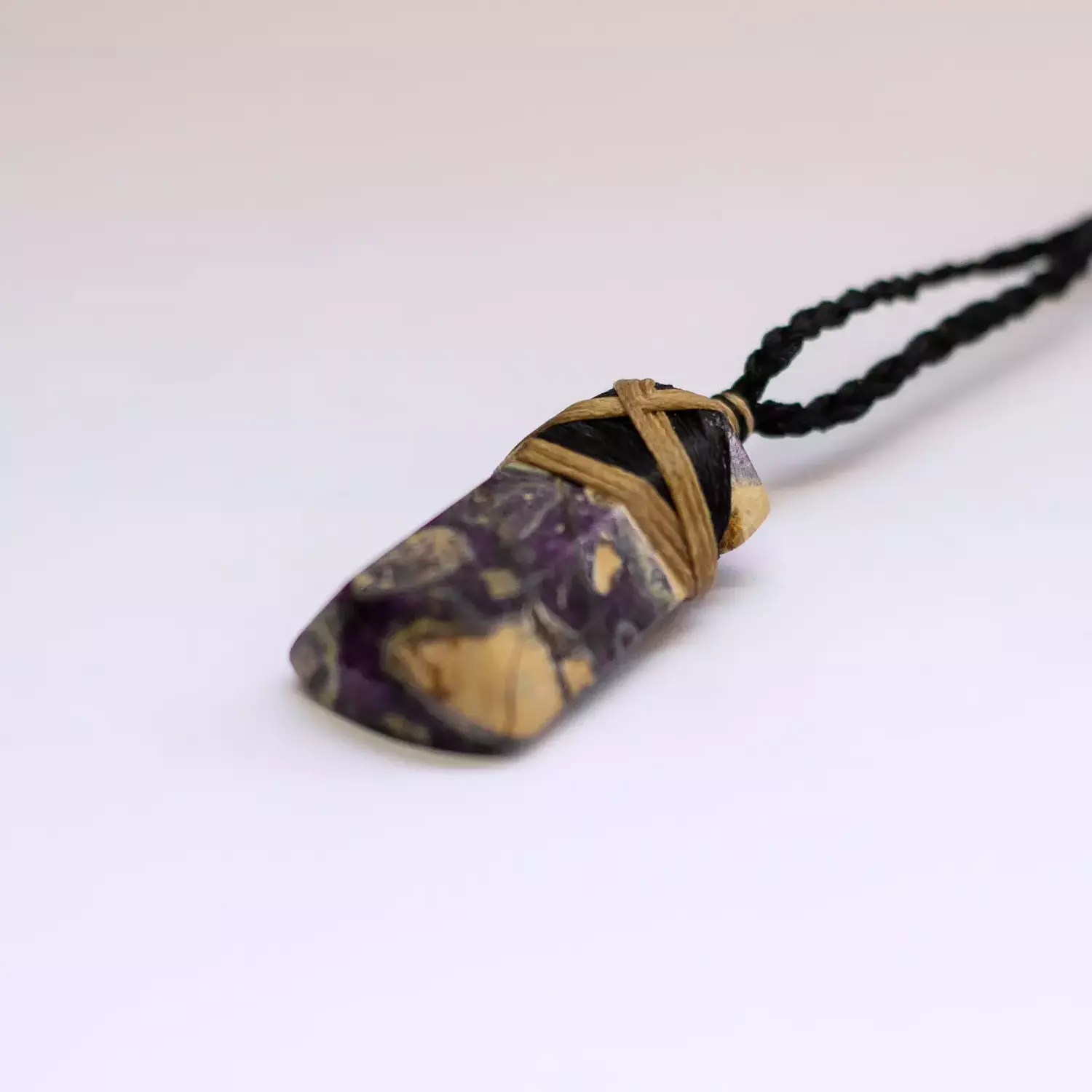 Charoite Toki Necklace-2nd-img