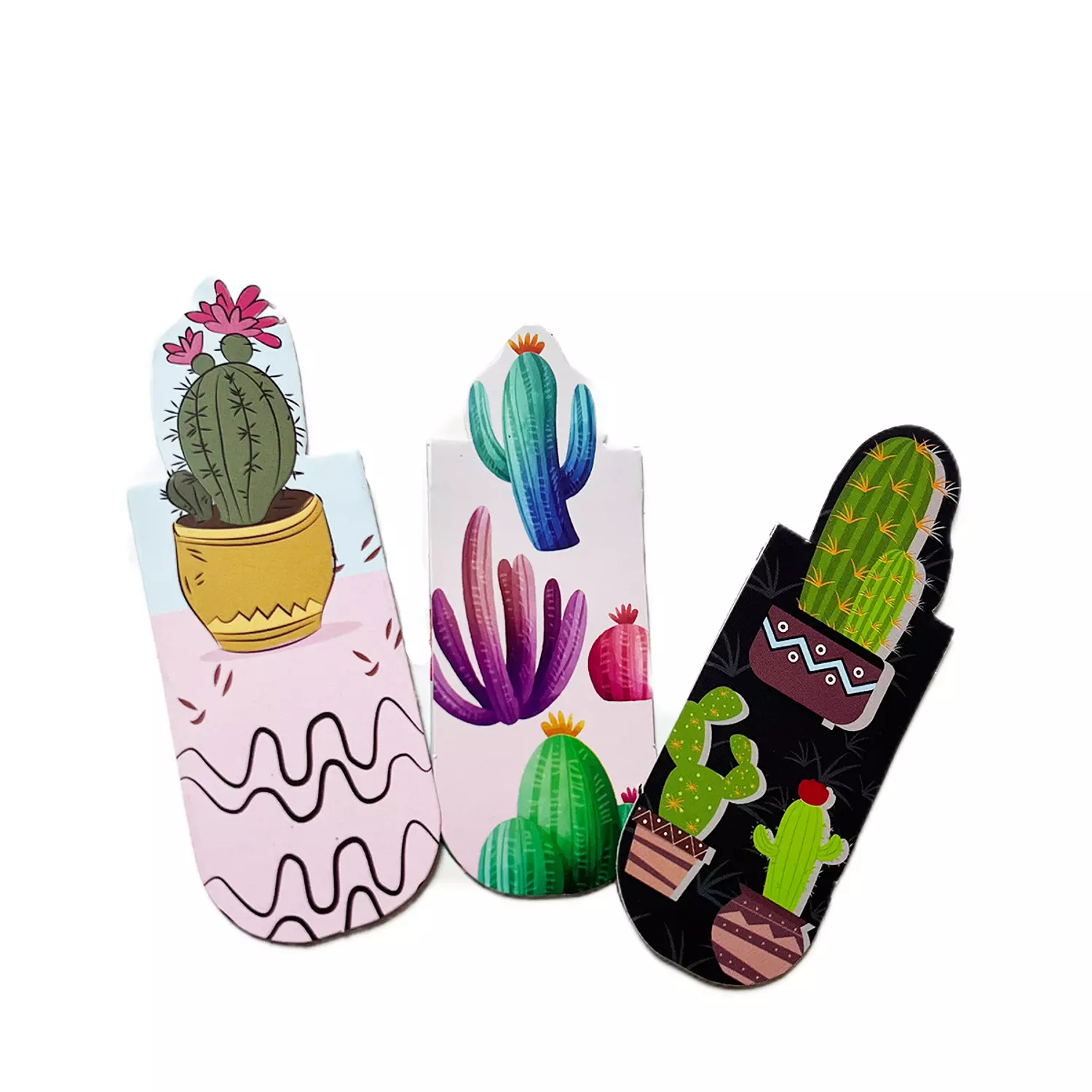Memo  Magnetic Bookmarks "Cactus" (3 pcs) 4