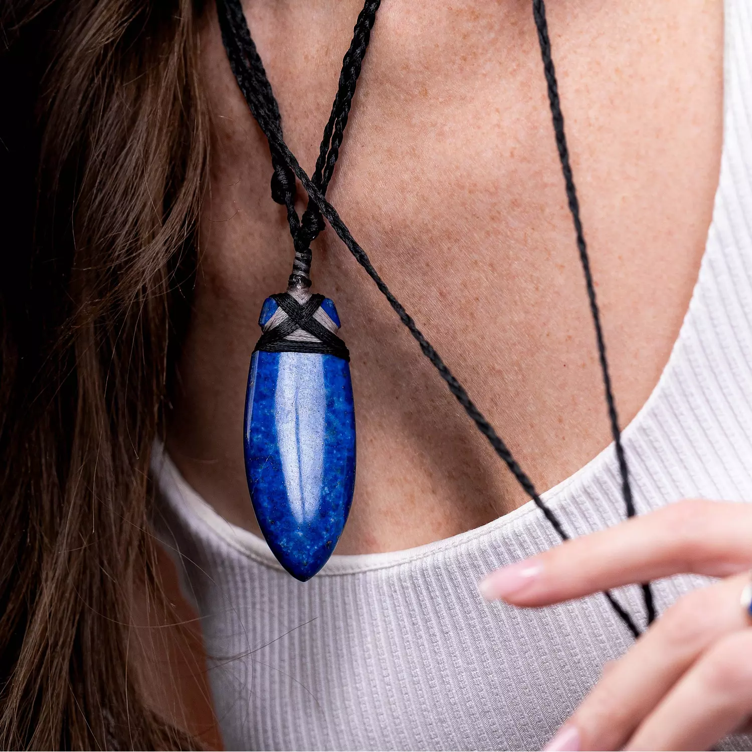 Lapis Lazuli Toki Necklace 2