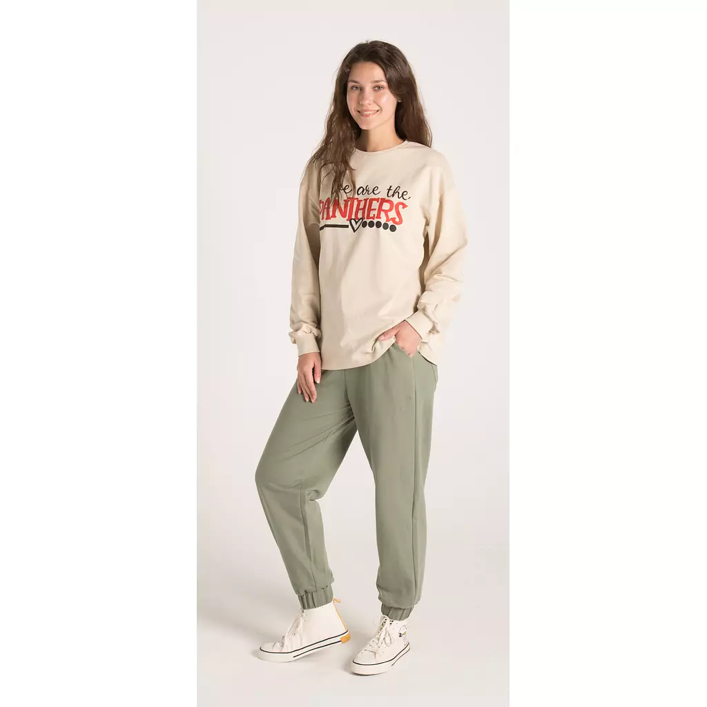 DRAWSTRING WAIST SWEATPANT