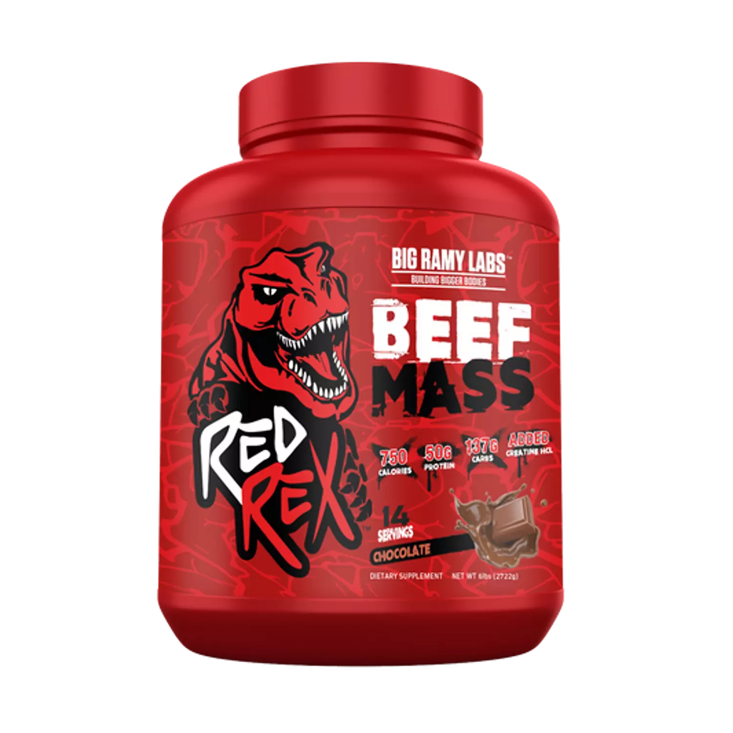 Red Rex Beef Mass Gainer - 14serv - 2722g 0