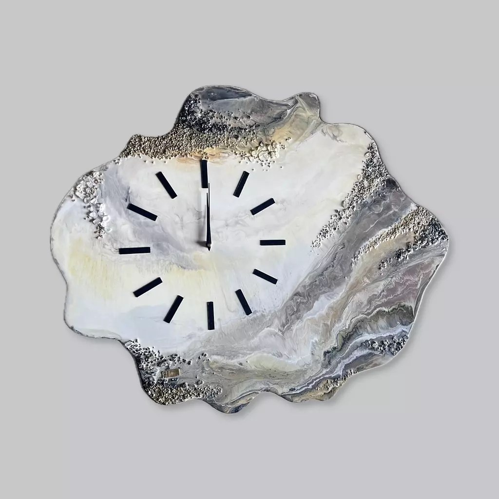 Marble Irregular Wall Clock 