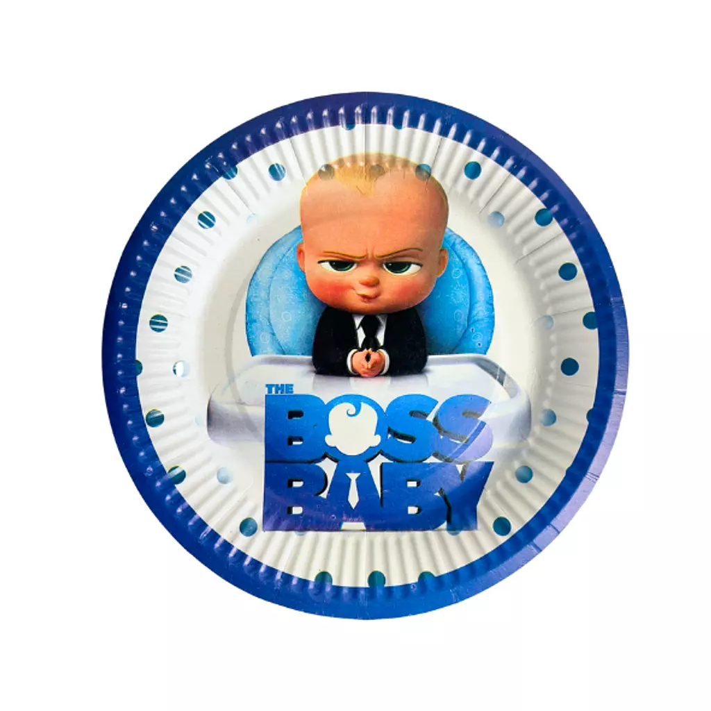 Boss Baby Paper Plates