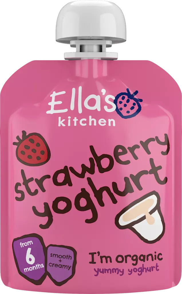 Ella's Kitchen - Strawberry Greek Yogurt - 90 grams