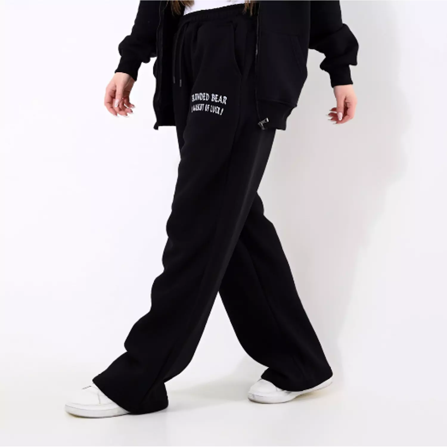 Unisex black pants hover image