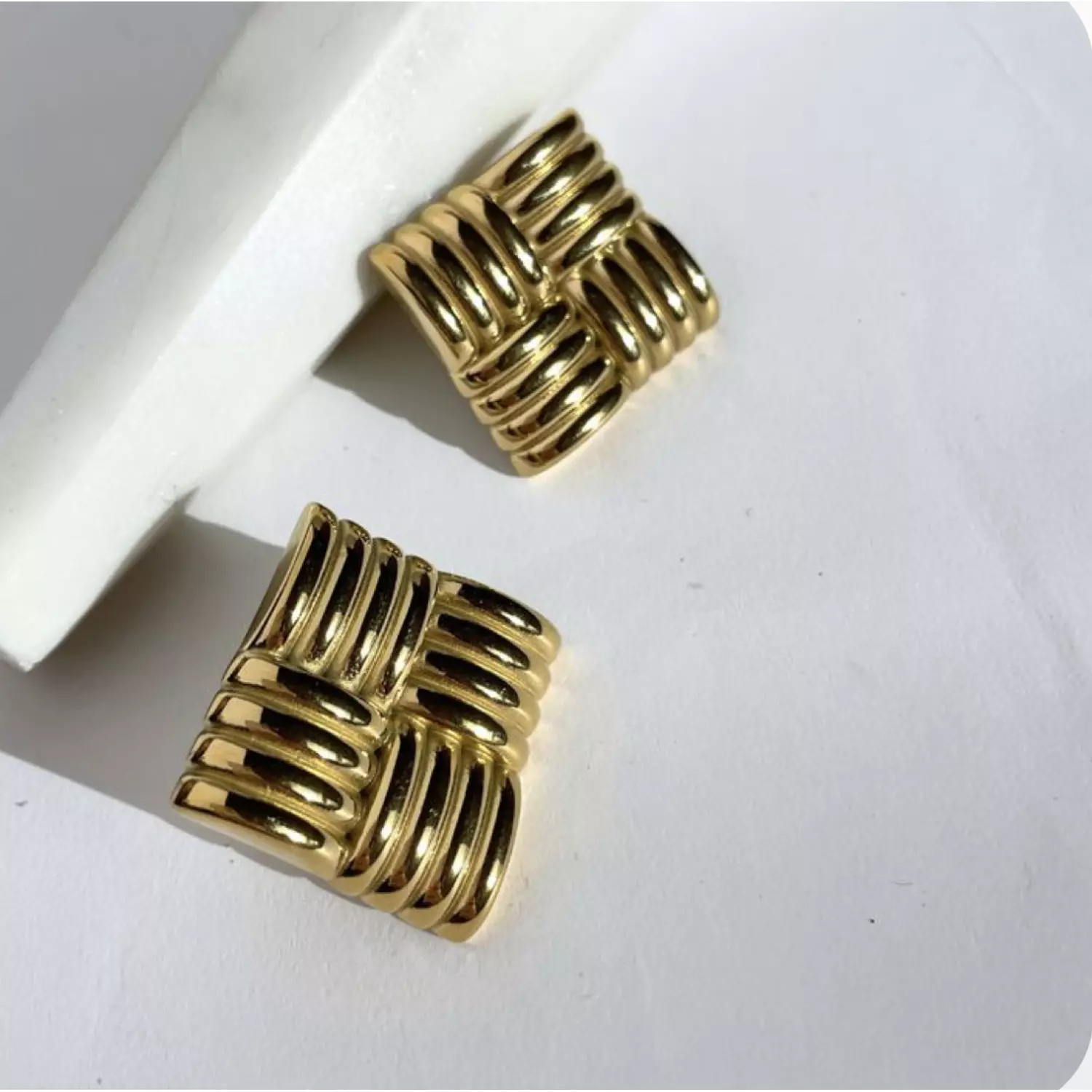 Boxy Zigzag Earrings  2