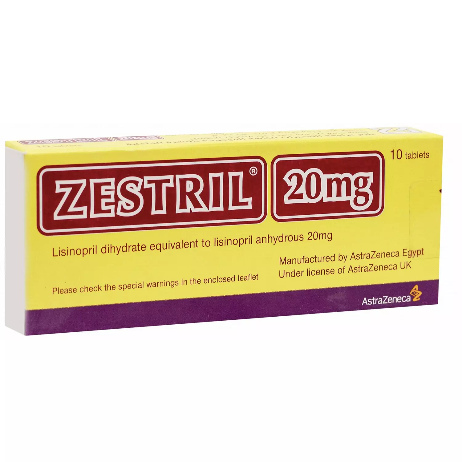 ZESTRIL 20MG TAB hover image