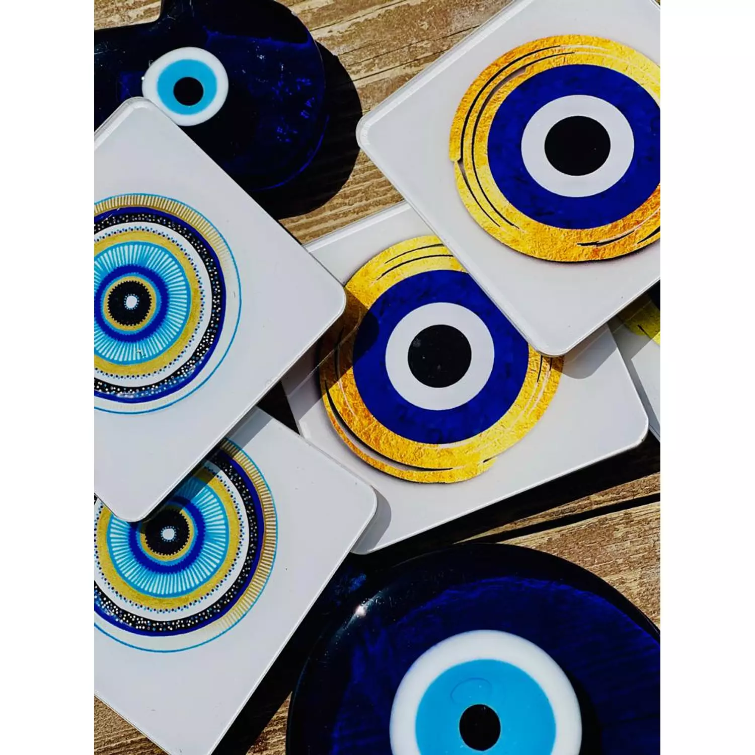 Turkish Eye Coaster Design 1