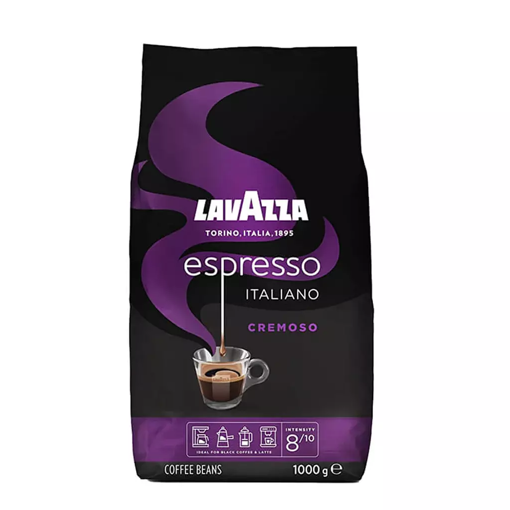 Lavazza Espresso Italiano Cremoso 1KG Whole Beans  