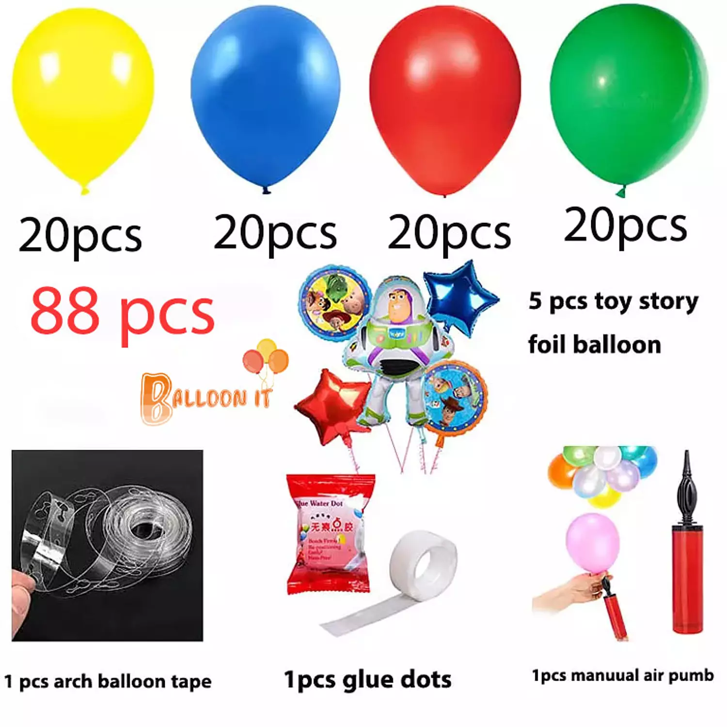 Toy Story Balloon Garland Kit 1