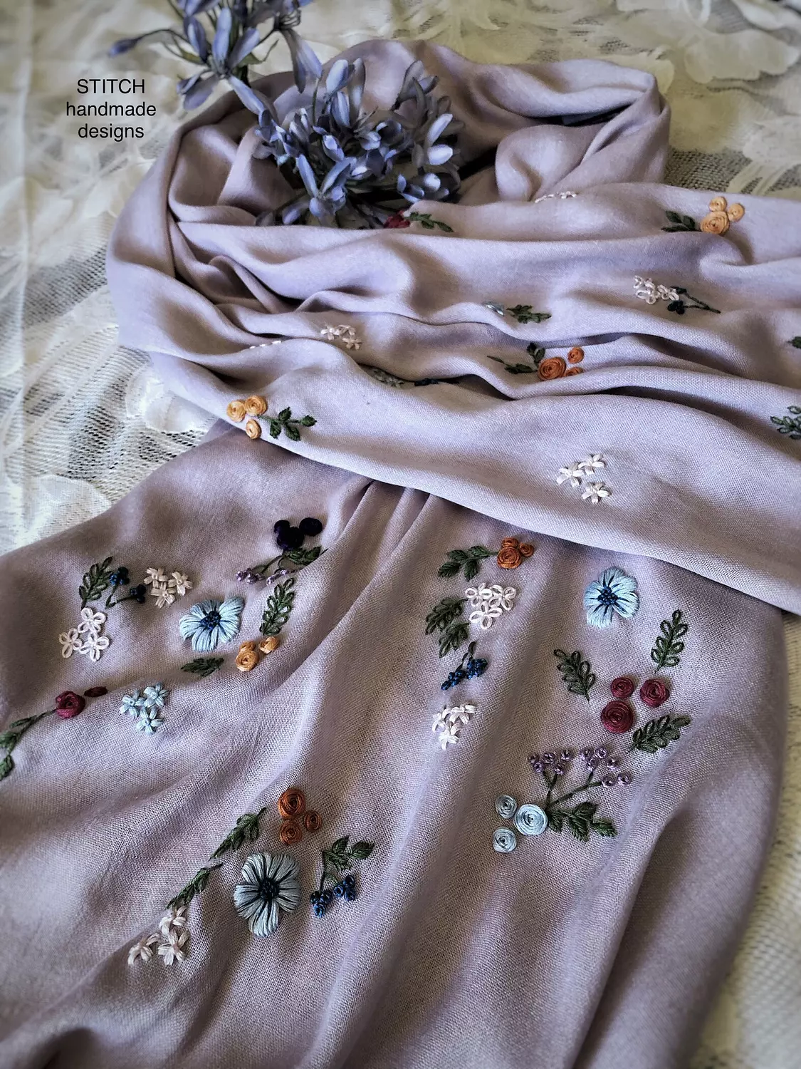 RoseGarden Pashmina Shawl  2