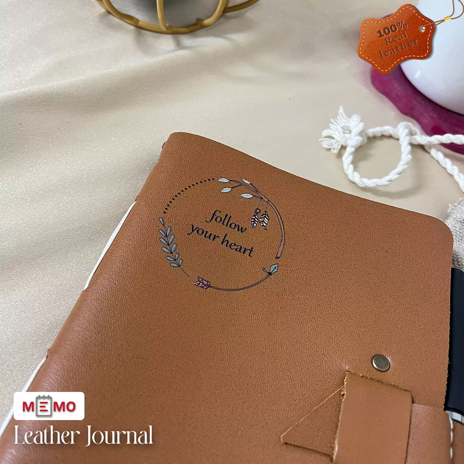 Memo Leather Journal (Real leather) 19