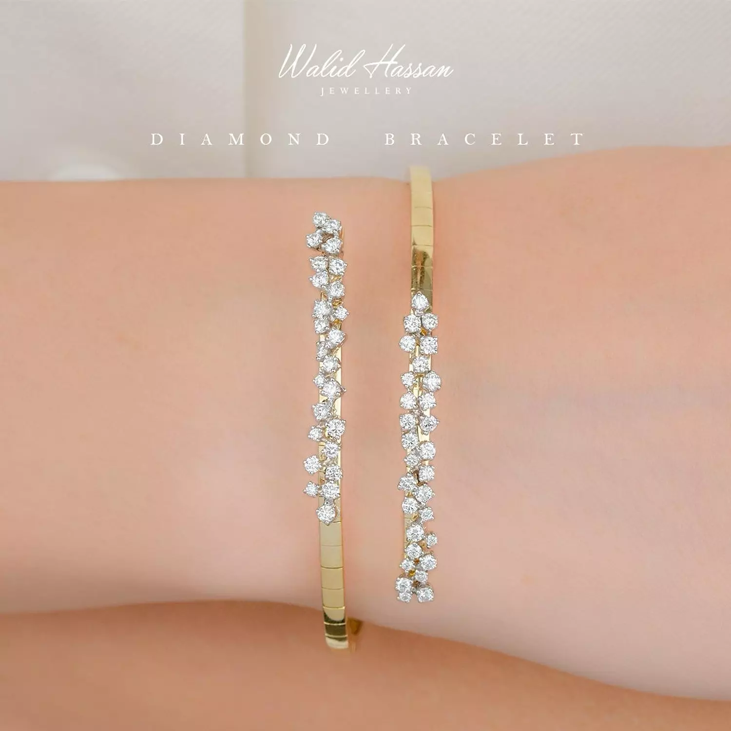 diamond bangle hover image