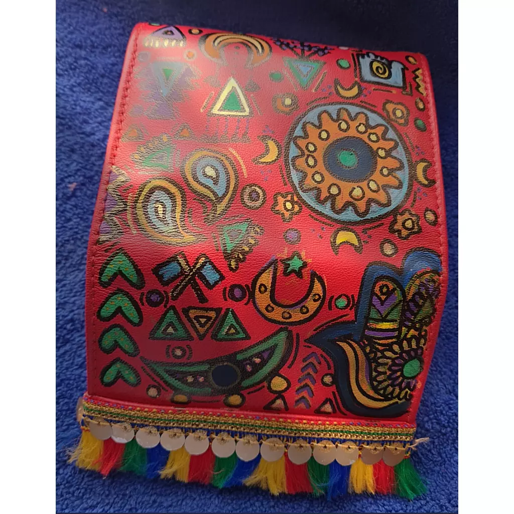 Nubian in Red wallet 