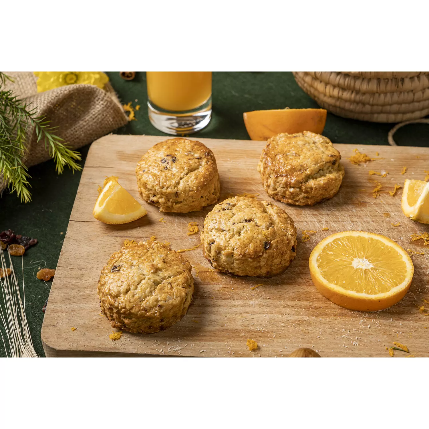 Cranberry Orange Almond Scones 1